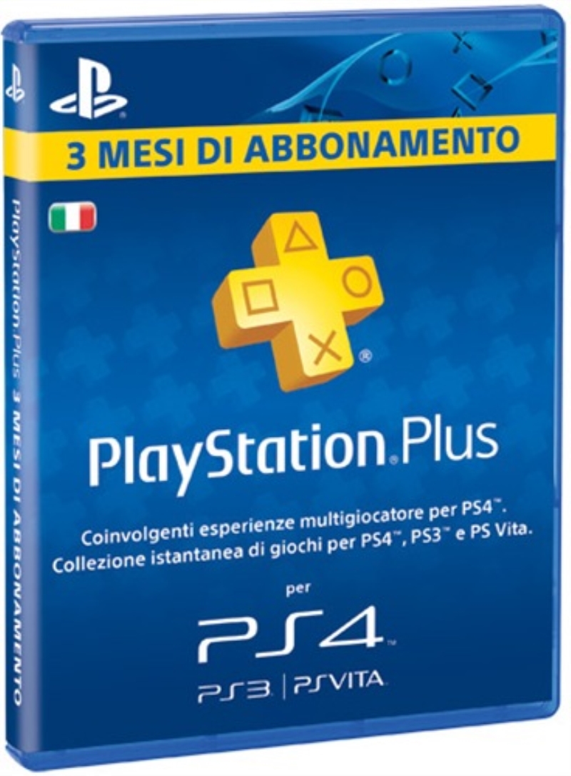 SONY Abbonamento PlayStation Plus 3 mesi per PS4/PS3/PS Vita